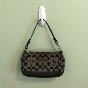Coach bag black monogram